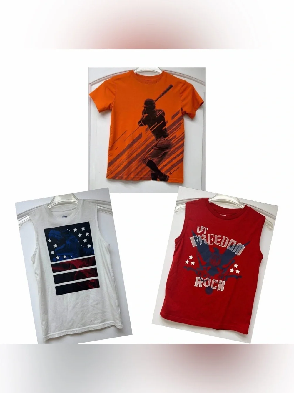 3 Boys' Graphic Tees - Size 7/8, 8
